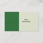 Celtic Harp Music Theme Bladwijzer of Visitekaartj Visitekaartje (Achterkant)