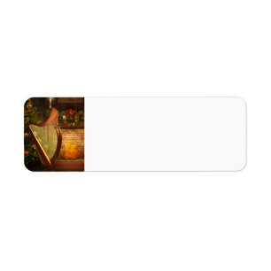 Celtic Harp Return Label