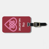 Celtic Heart Bagagelabel (Voorkant horizontaal)