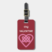 Celtic Heart Bagagelabel (Voorkant verticaal)