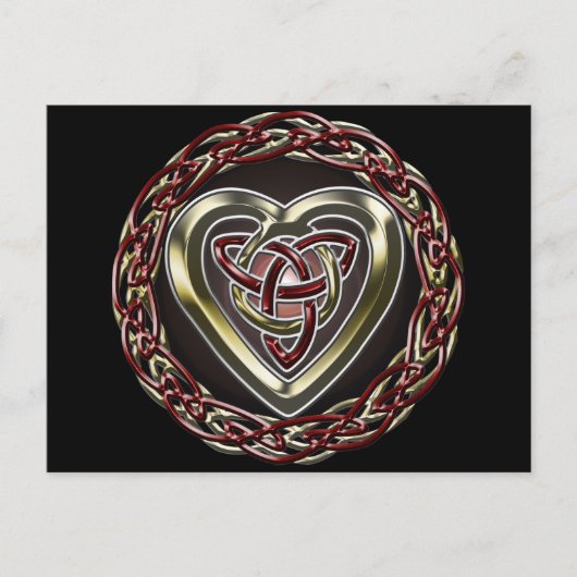 Celtic Heart Briefkaart (Voorkant)