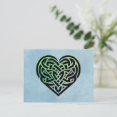 Celtic Heart Briefkaart (Staand voorkant)