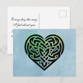 Celtic Heart Briefkaart (Voorkant / Achterkant)