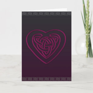 Celtic Heart Card Kaart