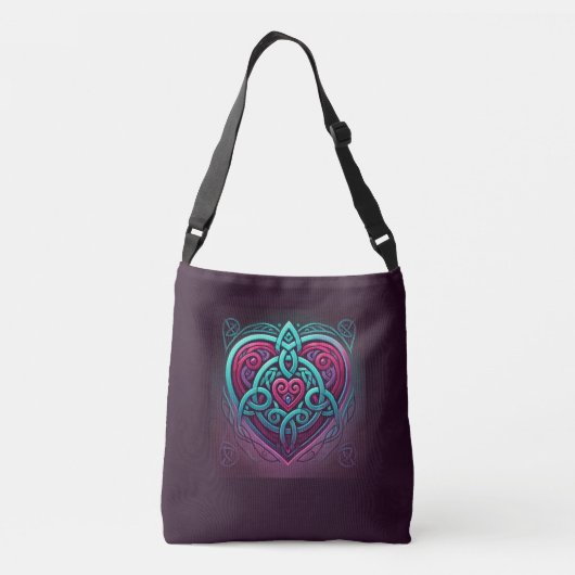 Celtic Heart Crossbody Tas (Achterkant)