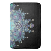 Celtic Heart Fractal Tapestry Badmat (Voorkant Verticaal)