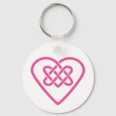 Celtic Heart Keychain - White Background (Voorkant)