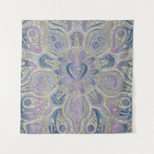 Celtic Heart Knot Mandala Wall Tapestry Wandkleed