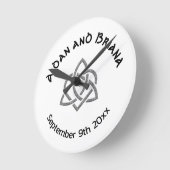 Celtic Heart Knot Ronde Klok (Hoek)