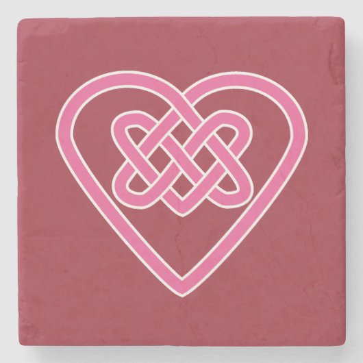 Celtic Heart Marble Onderzetter (Voorkant)