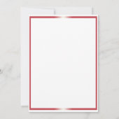 Celtic Heart met een uitnodiging voor een rood-roz (Achterkant)