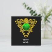 CELTIC HEART MET SHAMROCK ST PATRICK'S DAY PARTY KAART (Staand voorkant)