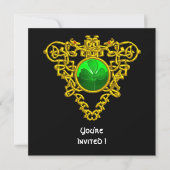 CELTIC HEART MET SHAMROCK ST PATRICK'S DAY PARTY KAART (Voorkant)