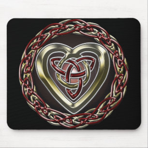 Celtic Heart Mousepad Muismat