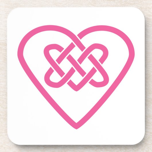 Celtic Heart Plastic Onderzetter (Voorkant)