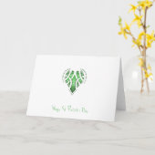 Celtic Heart Tattoo Design Kaart (Gele Bloem)