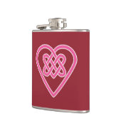 Celtic Heart Vinyl Wrapped Flask Heupfles (Links)