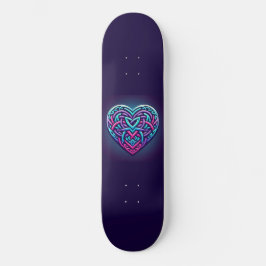 Celtic Heart w / Donkerblauw Persoonlijk Skateboard