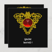 CELTIC HEART zwart Kaart (Voorkant / Achterkant)