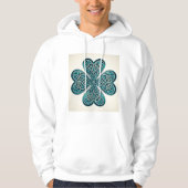 Celtic Hearts Clover Hoodie (Voorkant)