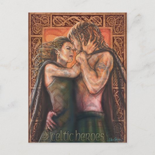 Celtic Heroes. Briefkaart (Voorkant)