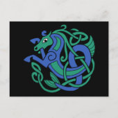 Celtic Hippocampus Zee-paard Briefkaart (Voorkant)
