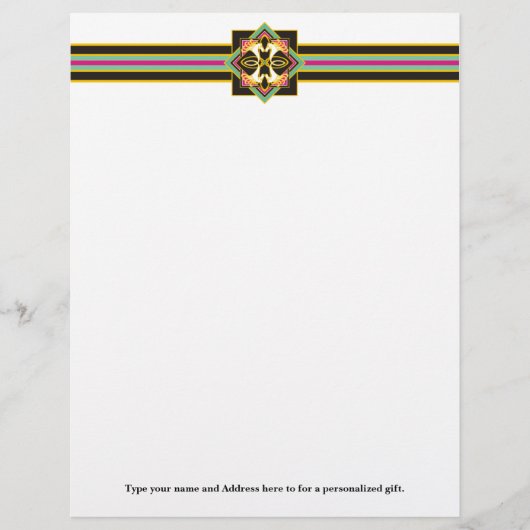 Celtic Horses Letterhead Persoonlijk Briefhoofd (Voorkant)