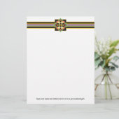 Celtic Horses Letterhead Persoonlijk Briefhoofd (Staand voorkant)