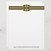 Celtic Horses Letterhead Persoonlijk Briefhoofd (Voorkant / Achterkant)