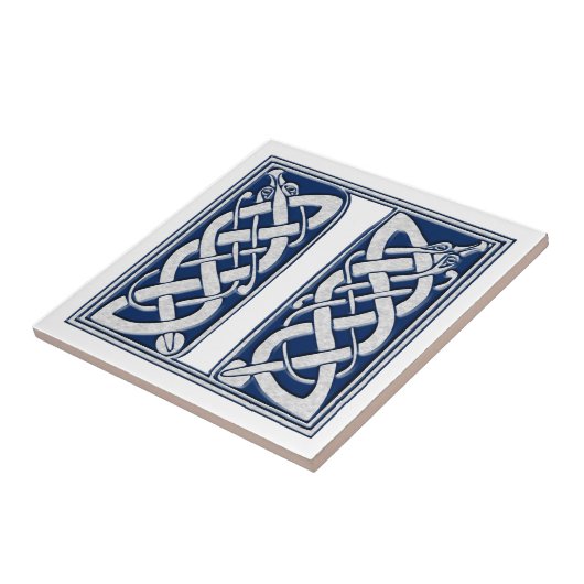 Celtic I monogram Tegeltje (Zijkant)
