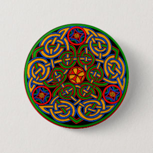 Celtic IIlumination - Trinity Circle Ronde Button 5,7 Cm