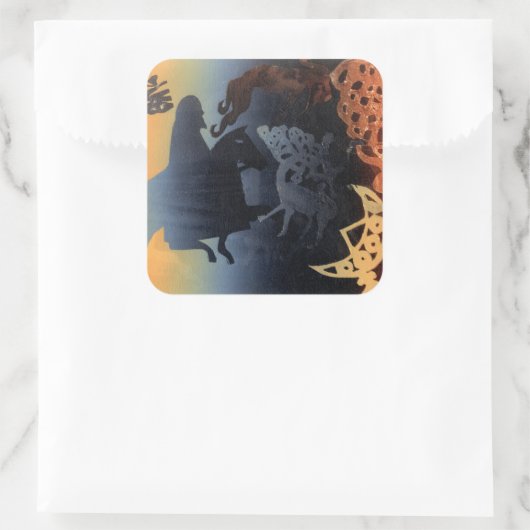 Celtic Image Vierkante Sticker (Tas)