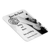 Celtic Infinity Knot Holding Hands Save the Date Magneet (Rechterzijde)