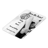 Celtic Infinity Knot Holding Hands Save the Date Magneet (Linkerzijde)