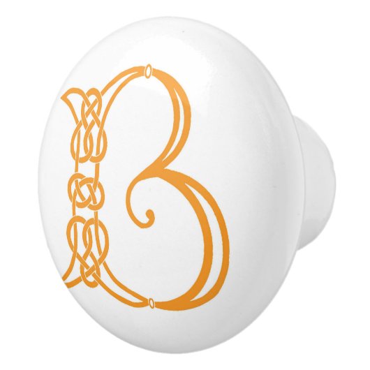 Celtic Initiaal B Persoonlijk Keramische Knop (Rechts)