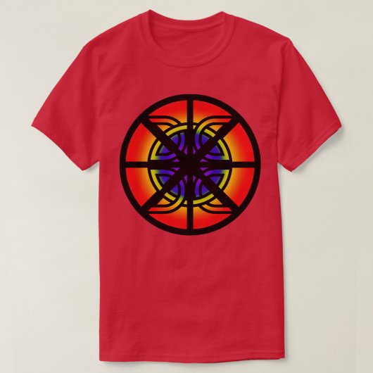 Celtic Interlaced Wiel van het Jaar T-shirt (Design voorkant)