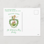Celtic Irish Blarney Castle St. Patrick's Day Feestdagenkaart (Achterkant)