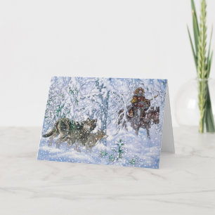 Celtic Irish Christmas Kaart Nessa
