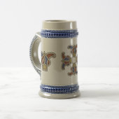 Celtic Irish Design beroemd gemaakt door Beer Stei Bierpul (Voorkant links)