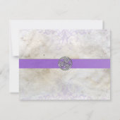Celtic Irish Gaelic Triskelion Wedding Invite Kaart (Achterkant)
