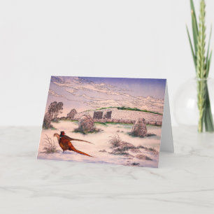 Celtic Irish Kerstcard Newgrange Ierland Feestdagen Kaart