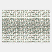 Celtic IRISH knot green brown beige Inpakpapier Vel (Voorkant)