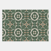 Celtic IRISH knot green brown beige Inpakpapier Vel (Voorkant 3)