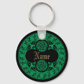 Celtic Irish Personalised Name Sleutelhanger (Voorkant)