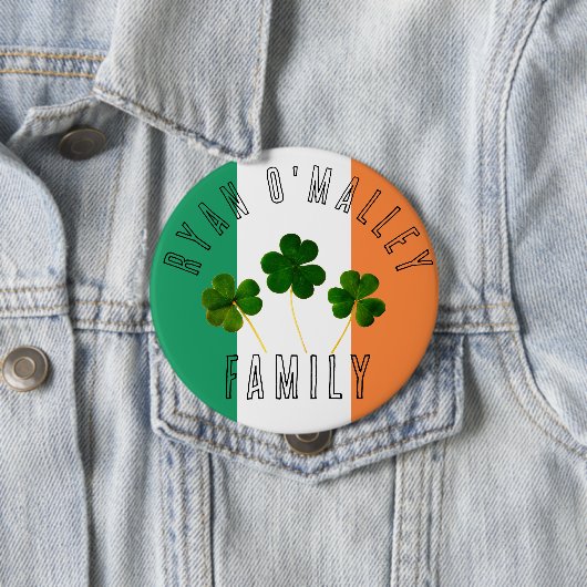 Celtic Irish Pride & Fun Ronde Button 4,0 Cm (In situ)