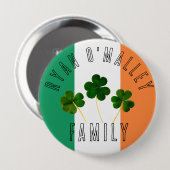 Celtic Irish Pride & Fun Ronde Button 4,0 Cm (Voorkant /achterkant)
