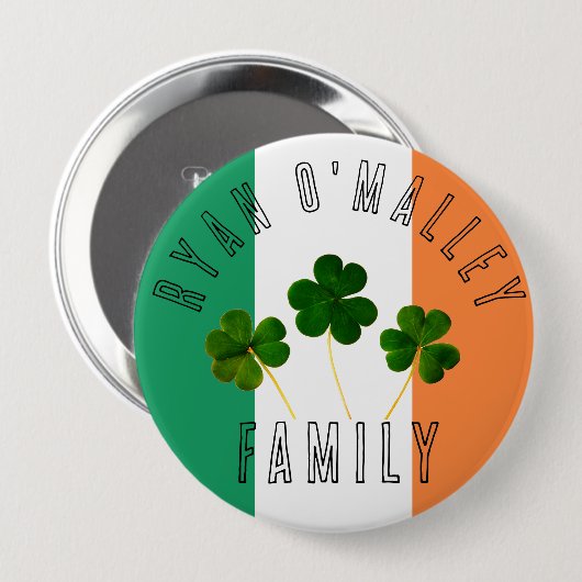 Celtic Irish Pride & Fun Ronde Button 4,0 Cm (Voorkant /achterkant)