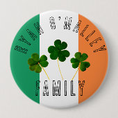 Celtic Irish Pride & Fun Ronde Button 4,0 Cm (Voorkant)