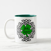 Celtic Irish Princess Tweekleurige Koffiemok (Links)