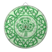 Celtic Irish Shamrock Shield Traditional Irish Dartbord (Voorkant)